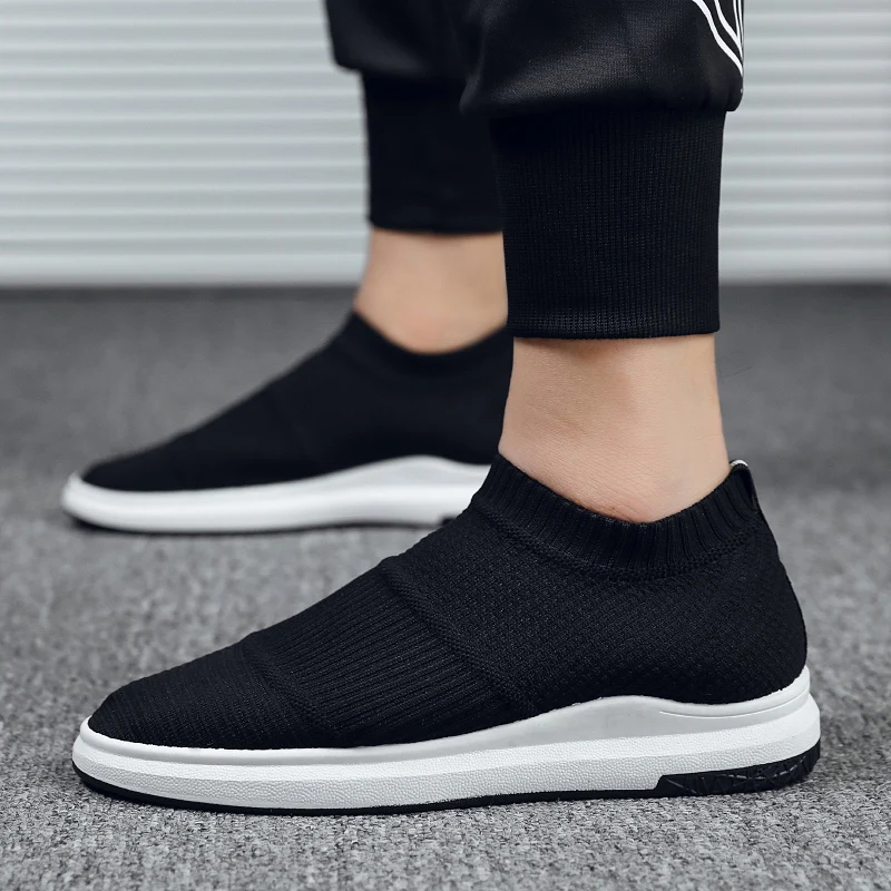 UNN Men Sneakers 2020 Summe Mesh Casual Shoes Running For Breathable Soft Sole Slip-on Man 38-46 | Обувь