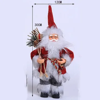 

Decoration Santa Claus Rustic Father Standing Sitting Ornament Holiday