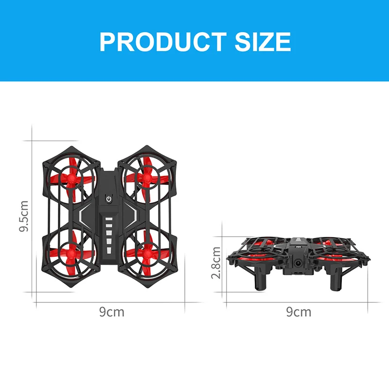 Мини Дрон 2,4G 6 Axis RC Квадрокоптер высота Удержание вертолета самолет 3D флип индукционный Дрон Безголовый режим Радиоуправляемый вертолет