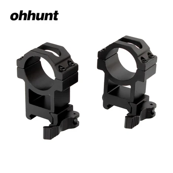 

Weapon 25.4mm 30mm High Profile 20mm Picatinny Weaver QD Rail Rings Rifle Scope Mount Hunting Scope Bracket Accessories