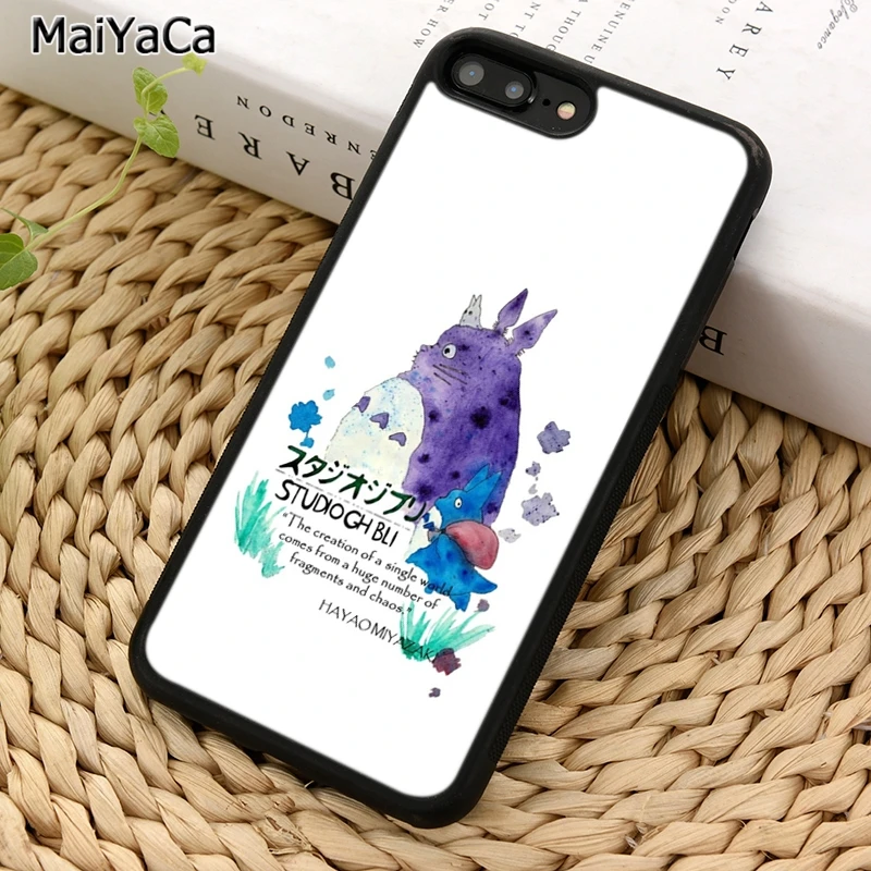 MaiYaCa Мой сосед Тоторо студийный ghiдоступ чехол для телефона iPhone 5 6S 7 8 plus 11 12 13 Pro X XR