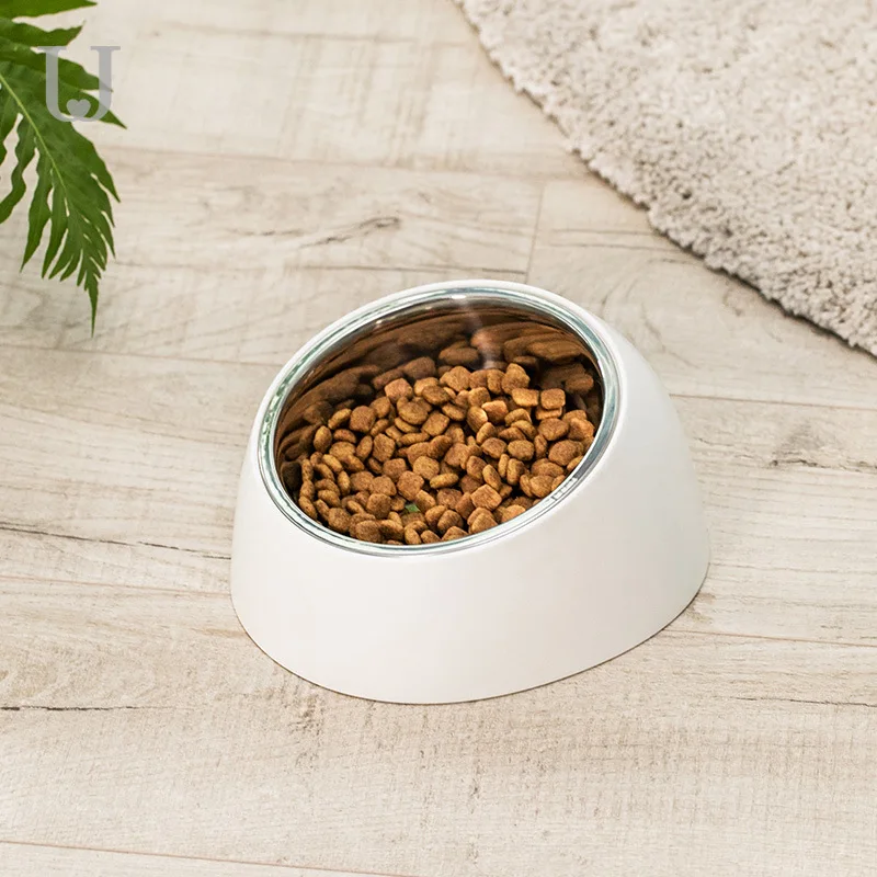 

Xiaomi Jordan&Judy Pet Pour Bowl Stainless Steel Dual-use Cat Dog Rice Bowl Water Bowl Dog Cat Food Bowl
