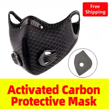 

Fast Delivery Activated Carbon Mask Face Mask Filter Anit-fog Breathable Dustproof Protection Dust Masks