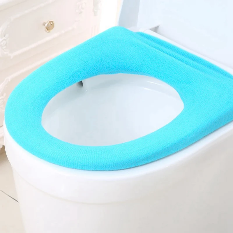 Random Color Toilet Seat Case Warmer Accessories Pedestal Pad Cushion Pads Washable Covers Seats | Дом и сад