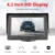Vtopek 4.3 Inch TFT LCD Car Monitor Display Обратная Камера Парковочная Система Использование с Направляющими Линиями Прикуриватель Присоска