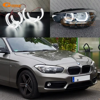 

For BMW 1 SERIES F20 F21 2011-2017 HALOGEN HEADLIGHT Excellent Ultra bright DTM M4 Style led Angel Eyes halo rings