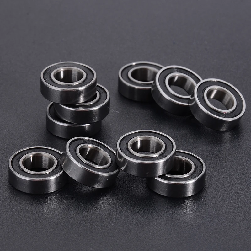 

10Pcs/Lot 8x16x5mm Rubber Sealed Ball Bearing 688-2RS 688 RS Miniature Bearings Set For Hardware Tool Parts