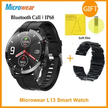 ES оригинальный Microwear L13 Смарт часы Для мужчин вызовов через Bluetooth
