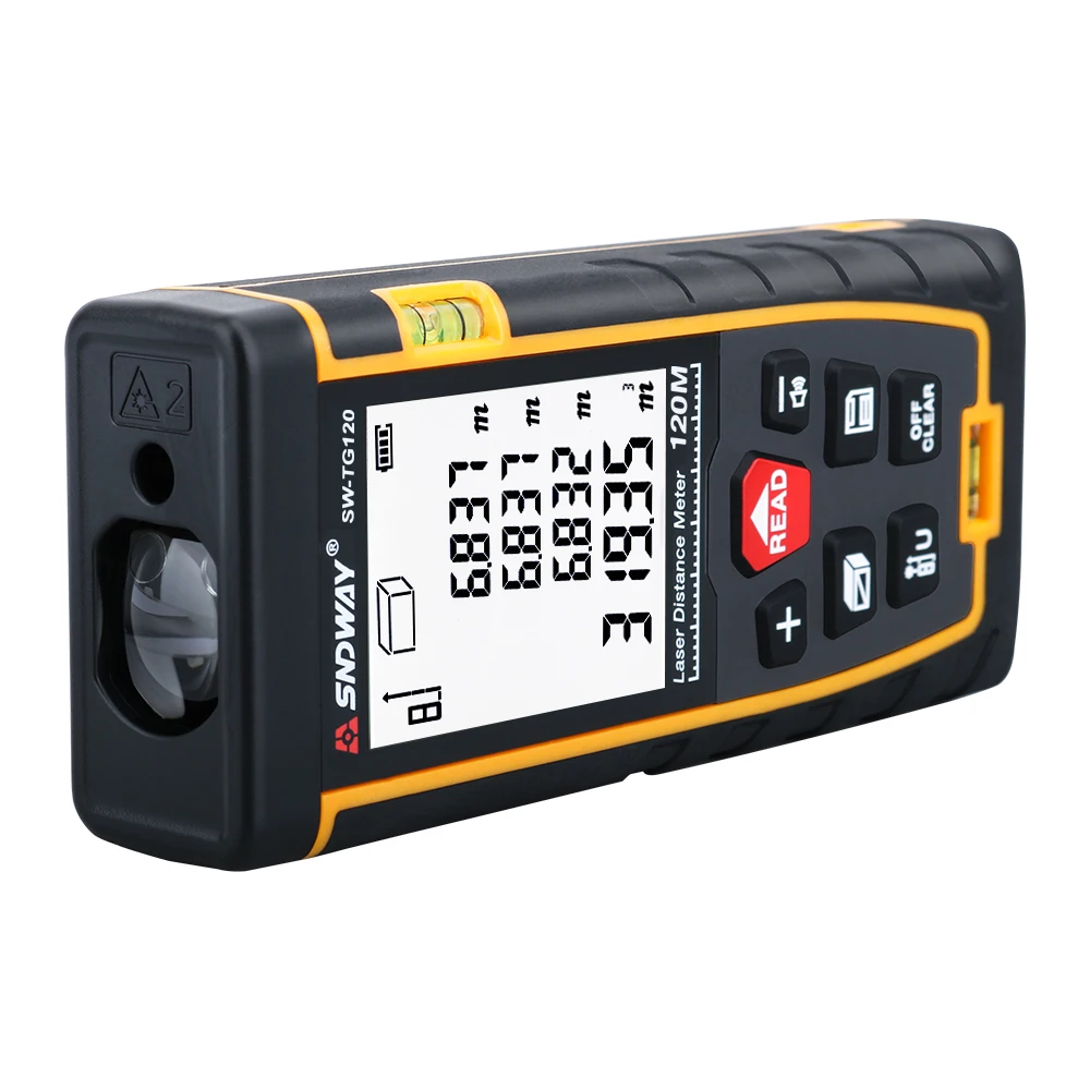 SNDWAY laser distance meter rangefinder 120m ranger finder digital trena laser tape measure mini metro laser ruler roulette tool SNDWAY laser distance meter rangefinder 120m ranger finder digital trena laser tape measure mini metro laser ruler roulette tool