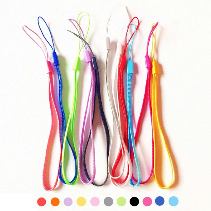 10pcs Mix Color 10 шт. Универсальный строп для ключей ремни для телефонов для Apple iPhone 7 Plus 8X6 6S Keycord Lanyards Finger Мобильный держатель подставка аксессуары - Цвет: 10pcs Mix Color