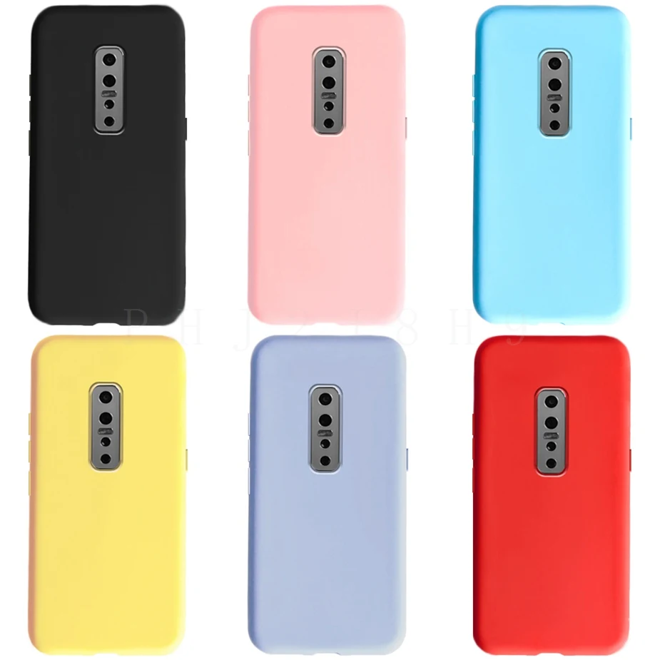 Soft Silicone Simple Fashion Candy Back Cover Phone Case