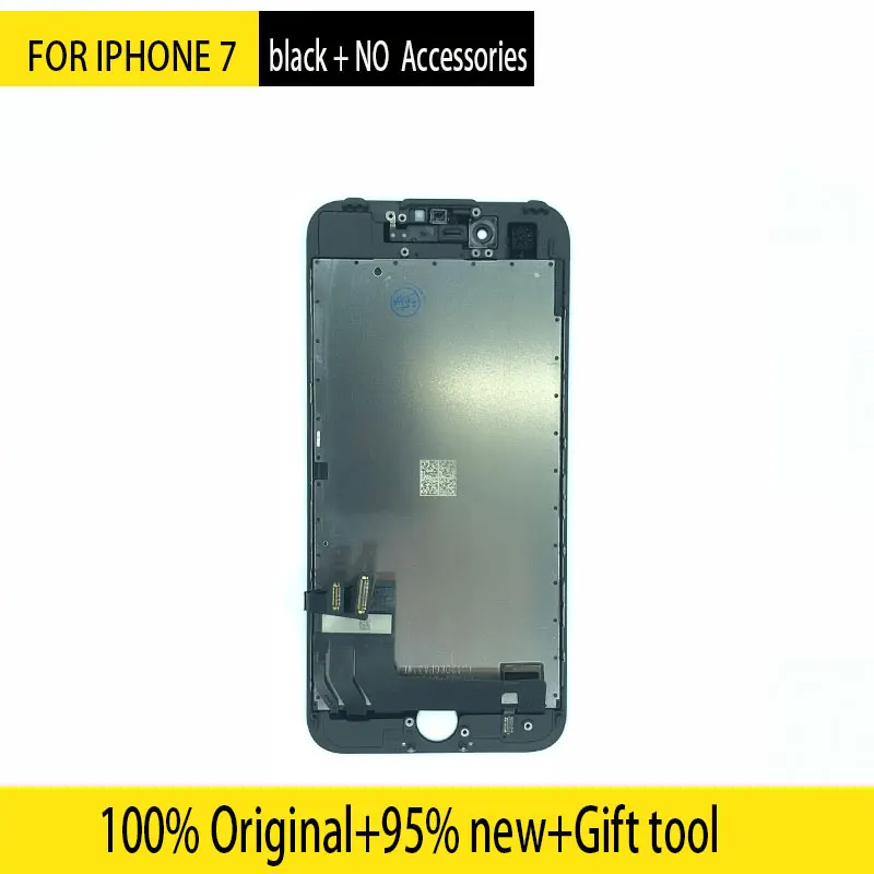 Для iPhone 6 6S 7 Plus lcd полная сборка в комплекте с 3D Force Touch для iPhone экран Замена дисплея - Цвет: For 7 Black