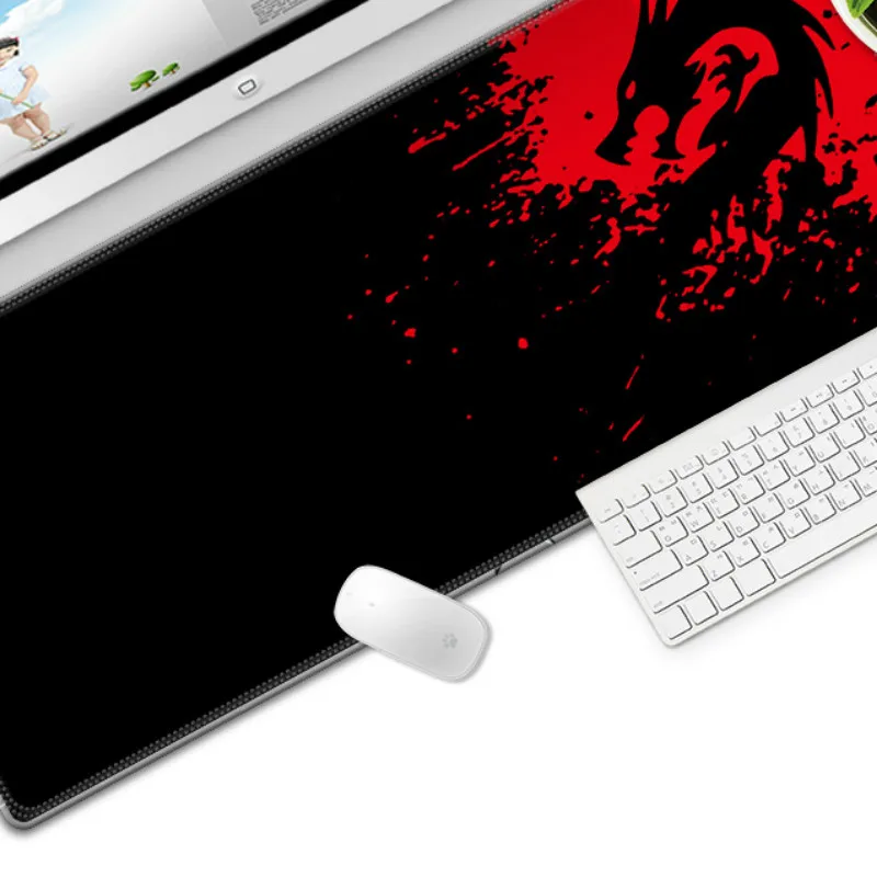  Silicone Soft MousePad Large Size Table Mat Computer CSGO Dota Gaming Mouse Pad Locking Edge Soft L