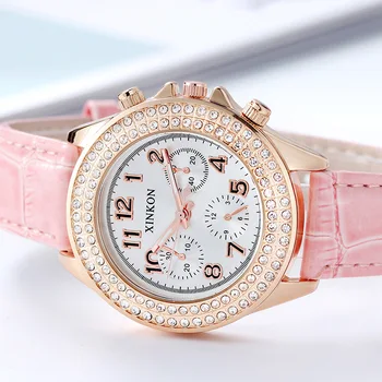 

Six-pin Belt Ladies Watch Fashion Casual Student Watch Female Quartz Womens Watches Luxury Watch Women Ladies Watch Men Gifts
