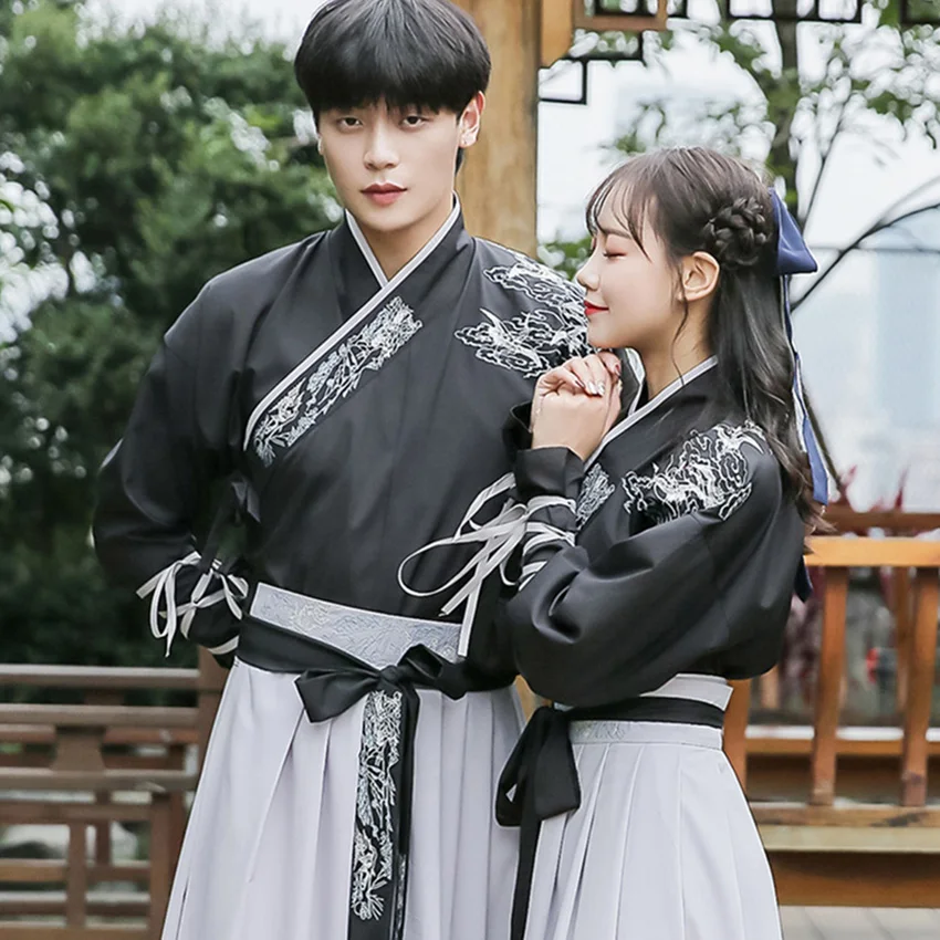 Hanfu древняя китайская Tangsuit династии в винтажном стиле Карнавальная вечерние