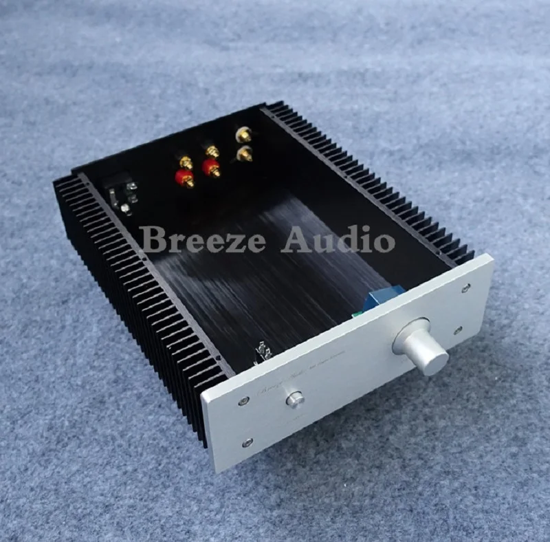 BRZHIFI BZ2107 series double radiator aluminum case for power amplifier