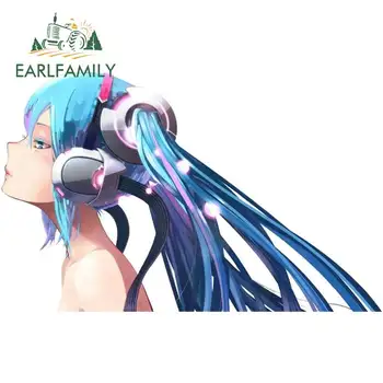 

EARLFAMILY 13cm x 8.4cm for Vocaloid Racing MikuCar Truck Decal Bumper Window Waterproof Car Stickers Suitable for VAN RV