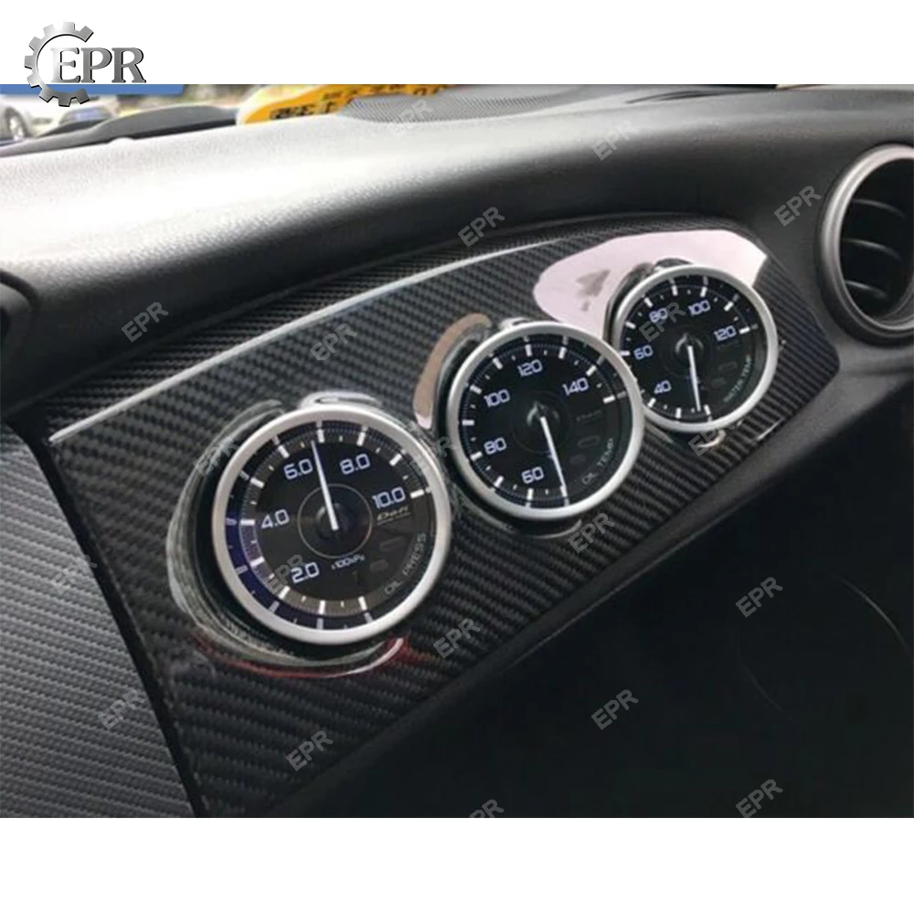 

Carbon Interior Trim For BRZ FT86 GT86 FRS Carbon Fiber Dash Mount Gauge Pod (LHD Only) Body Kit Tuning For FT86 BRZ Racing