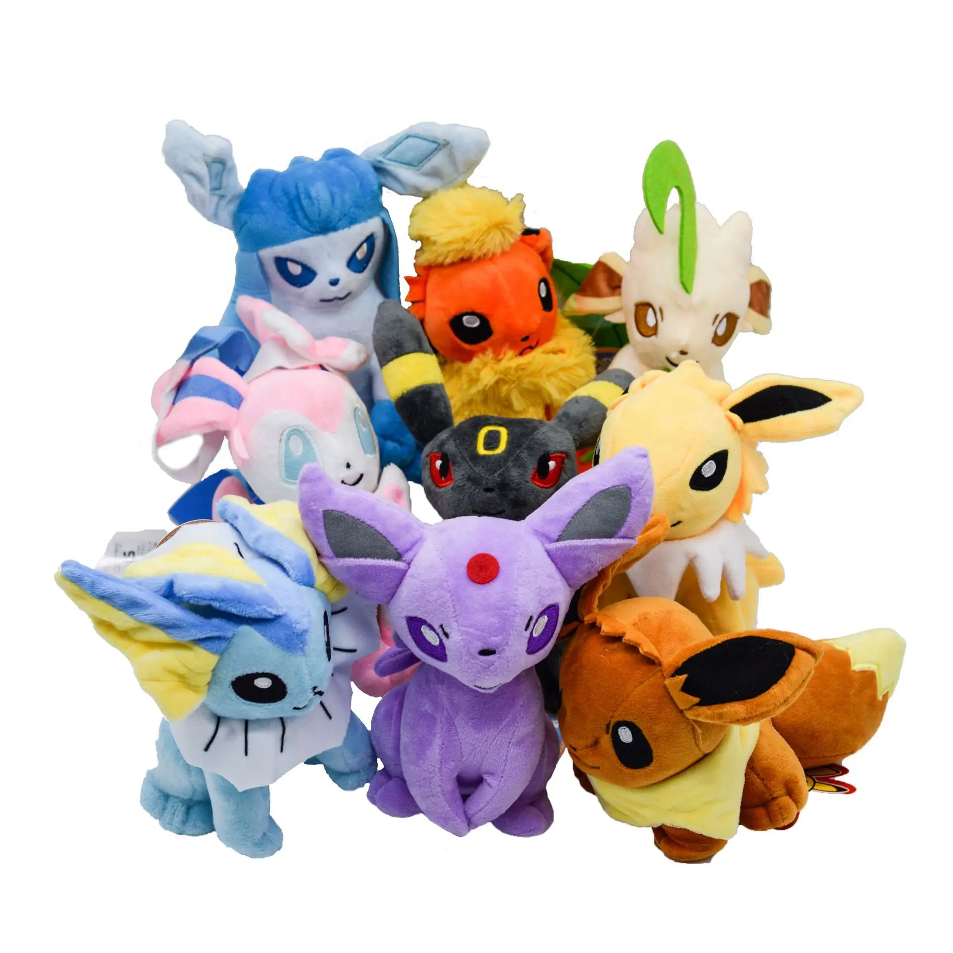 Umbreon Evoluções Evolution Eevee Pokemon Pelúcia 22cm