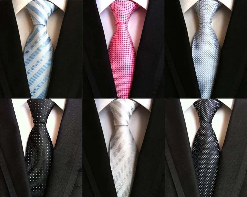 Мужской Шелковый галстук бабочка Gravata тонкий 8 см LUC47 68 2019|neck tie|silk neck tiesneck ties for men |