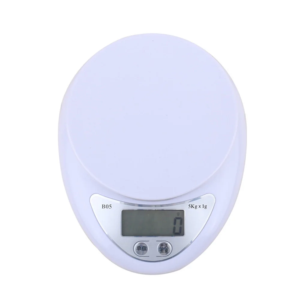 FenKicyen Cool 5KG/1g Digital Scale LED Electronic Scales Food Measuring Weight Tool Portable Gadgets Kitchen Digital Scale New