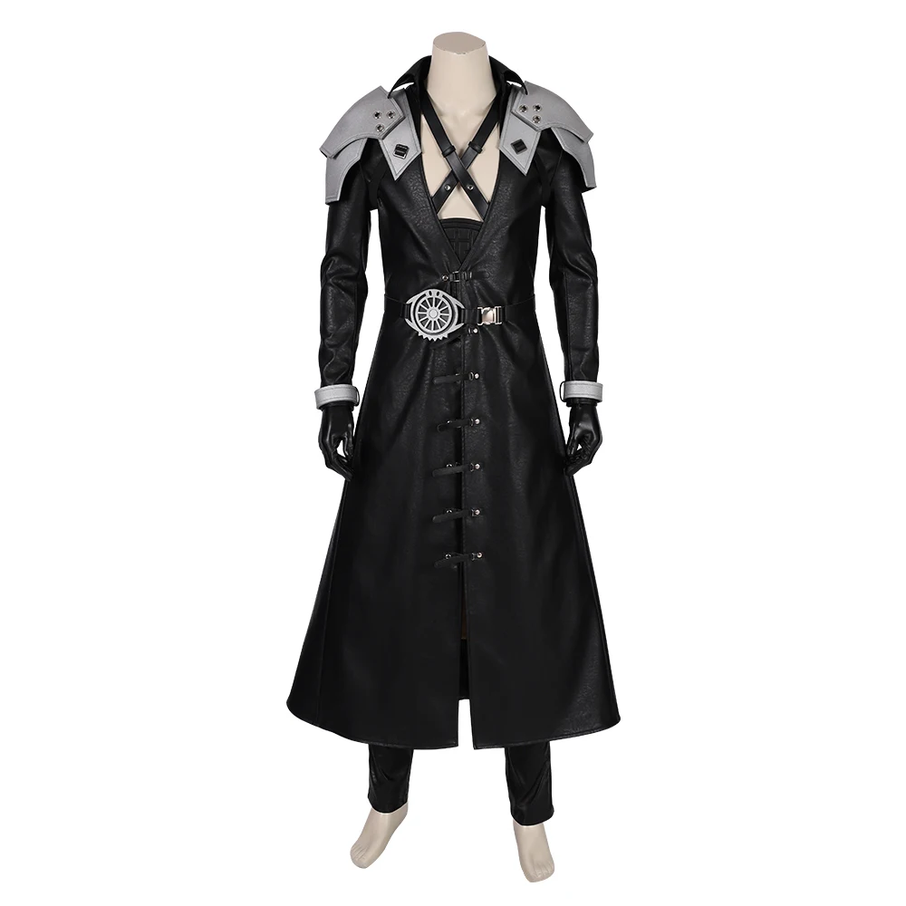 Set without shoes Final Fantasy VII Remake Косплей Костюм Sephiroth игра FF7 Взрослый Хэллоуин наряд все размеры COSPLAYONSEN - Цвет: Set without shoes