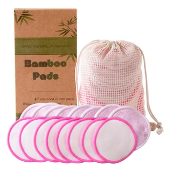 

18pcs in 1 Set Reusable Wash Face Powder Puff Makeup Remover Compressed Pads Facial Cleansing Powder Puff Cosmetic Supplies with
