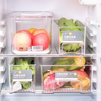 

Refrigerator Freeze Storage Box Kitchen Fruit Vegetables Water Draining Food