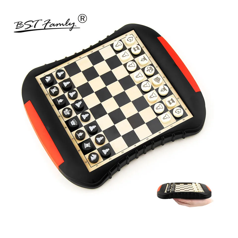 Pezzi Degli Scacchi Di Plastica Set Chessman Portatile Gioco Di Scacchi Scacchi Magnetico Pezzi No Scatola Pieghevole Scacchiera Souptoys Giocattoli I