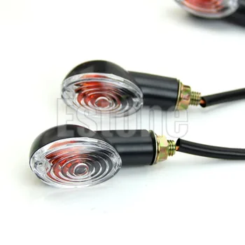 

Hot 4X Universal Motorcycle Halogen Bulb Turn Signal Blinker Indicator Light Amber YHQ