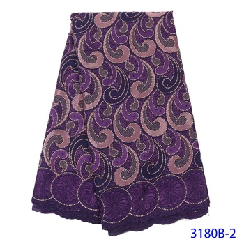 

Latest Swiss Lace Fabric Swiss Voile Lace In Switzerland High Quality African Dry Cotton Voile Lace Fabric For Cloth GD3180B-5