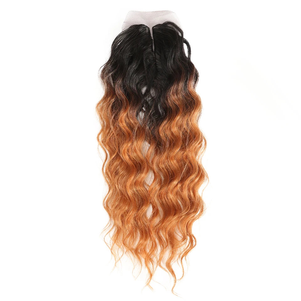 pacote 6 Fechamento Cabelo Onda Profunda Pacotes Com 1 tecelagem