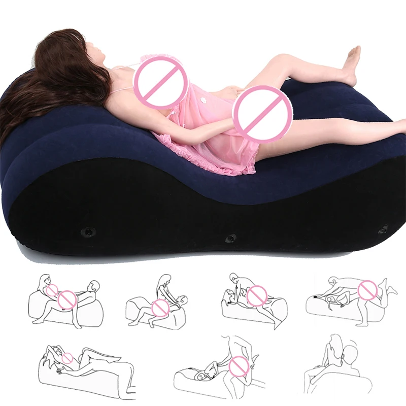 Flocking Inflatable Sofa Bed Sex Toys for SM Japan Maker New Couples Love Games Ranking TOP12