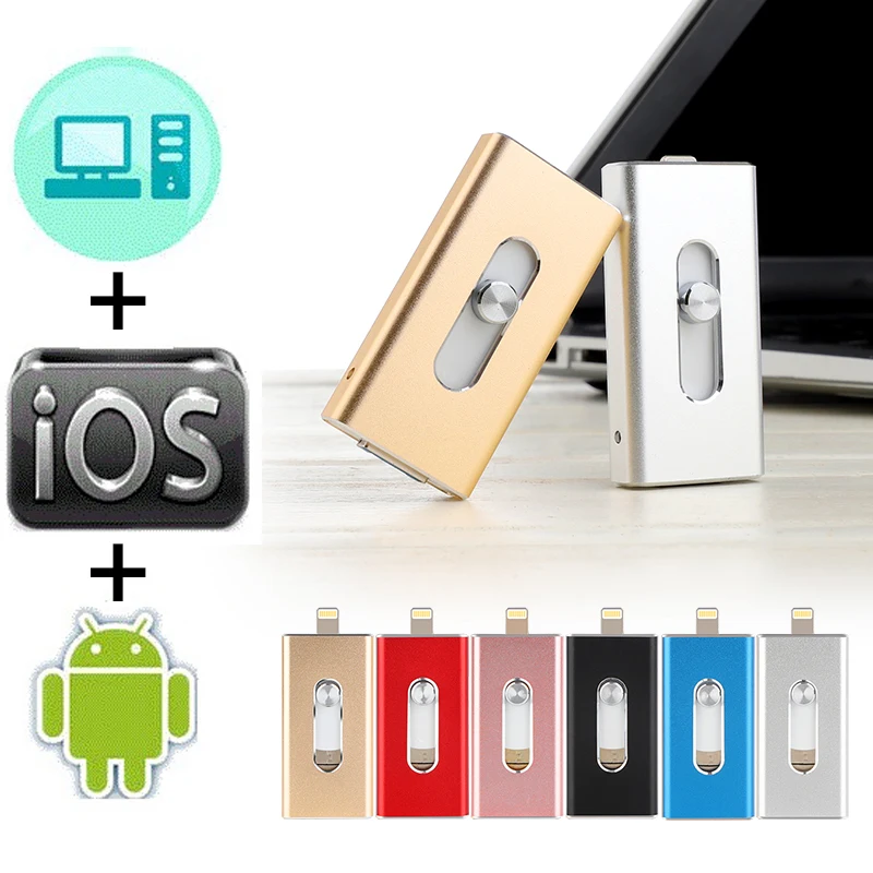 Флеш-накопитель USB OTG 3,0, флешка для iPhone XS MAX/XR/X/8, флеш-накопитель 8 ГБ, 16 ГБ, 32 ГБ, 64 ГБ, 128 ГБ, флеш-накопитель iOS