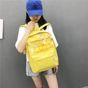 

Women Casual Backpack Cartoon Printed Canvas Bag For Girl Women Laptop School Backpack for College Student Travel Bag Daypack