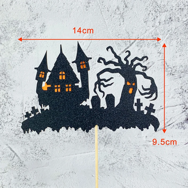 Хэллоуин пемкин ведьма летучая мышь призрак Фигурное пирожное Корзиночка