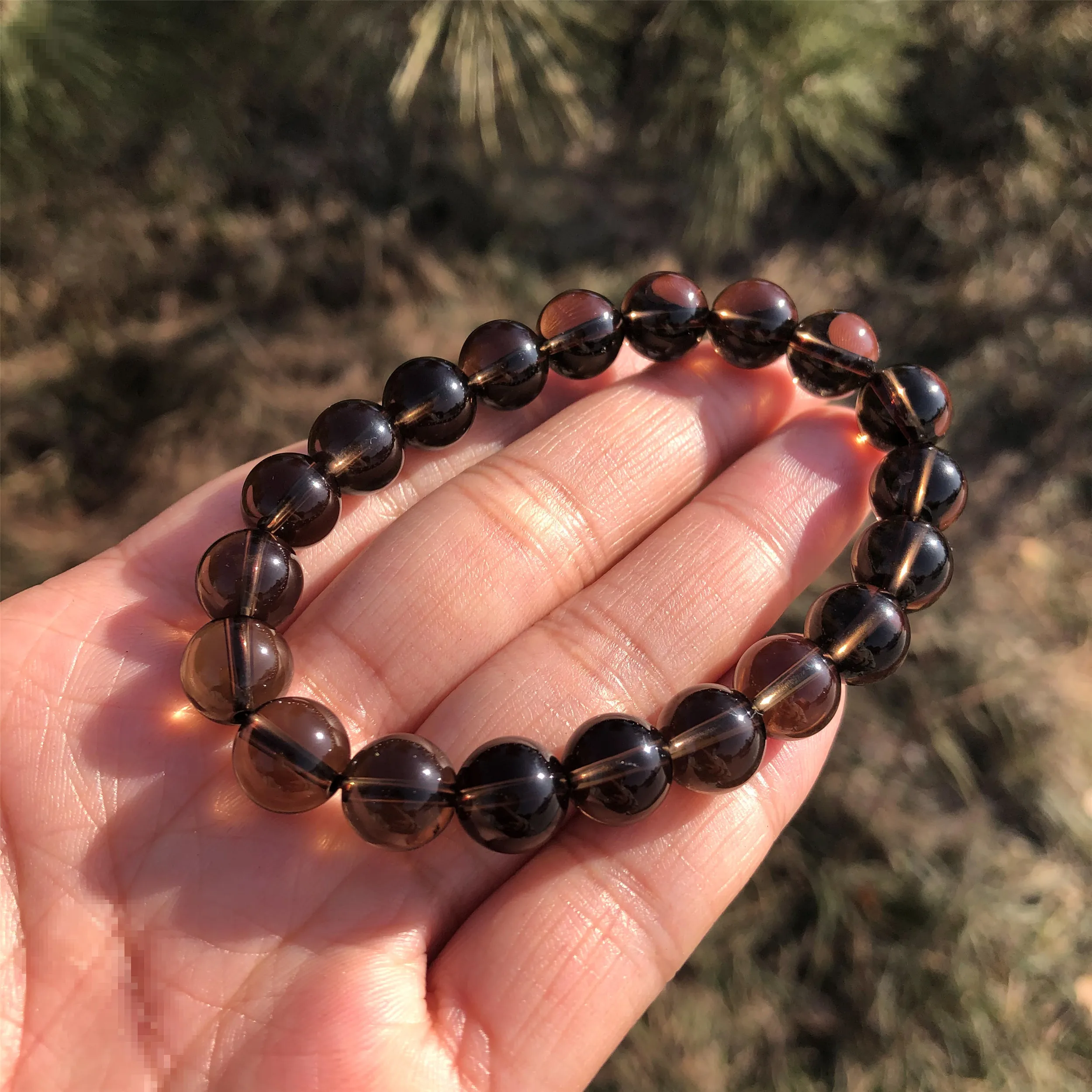 Grief and Loss Crystal Bracelet - Selenite, Smoky Quartz, Obsidian Cry –  Stosa Design