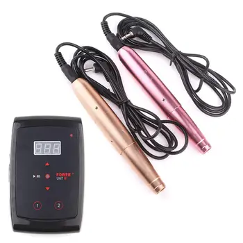 

US/UK/EU/AU Plug Professional Permanent Makeup Machine Kit Eyebrow Tattoo Tattooing Pencil for Microblading Tool