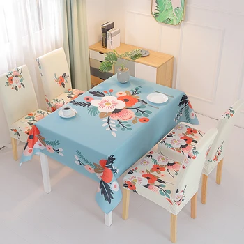 

Tablecloths and Chair Covers Rectangle desk Cloth Waterproof Tablecloth Dining Table Cover Tea Table cartoon Wipe Covers