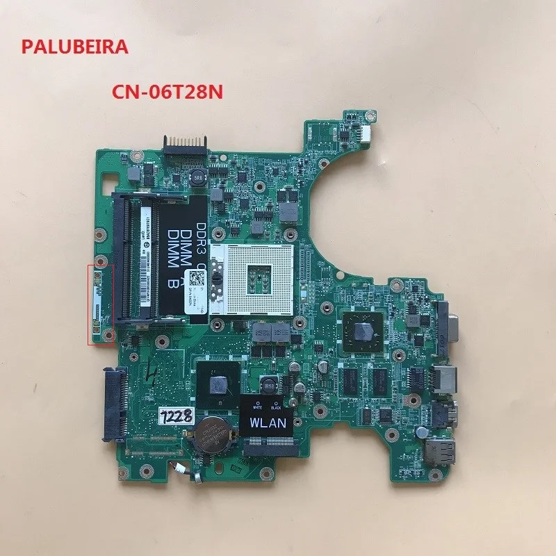 PALUBEIRA CN-06T28N 06T28N 6T28N для DELL Inspiron 1564 Материнская плата ноутбука DA0UM3MB8E0 бортовой HM55 DDR3 полностью протестирована