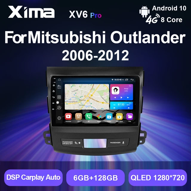 $104.18 XIMA Android 10 2 din Radio Car Multimidia Player For Mitsubishi Outlander xl 2 CW0W 2005-2011 For Citroen C-Crosser 2007-2013