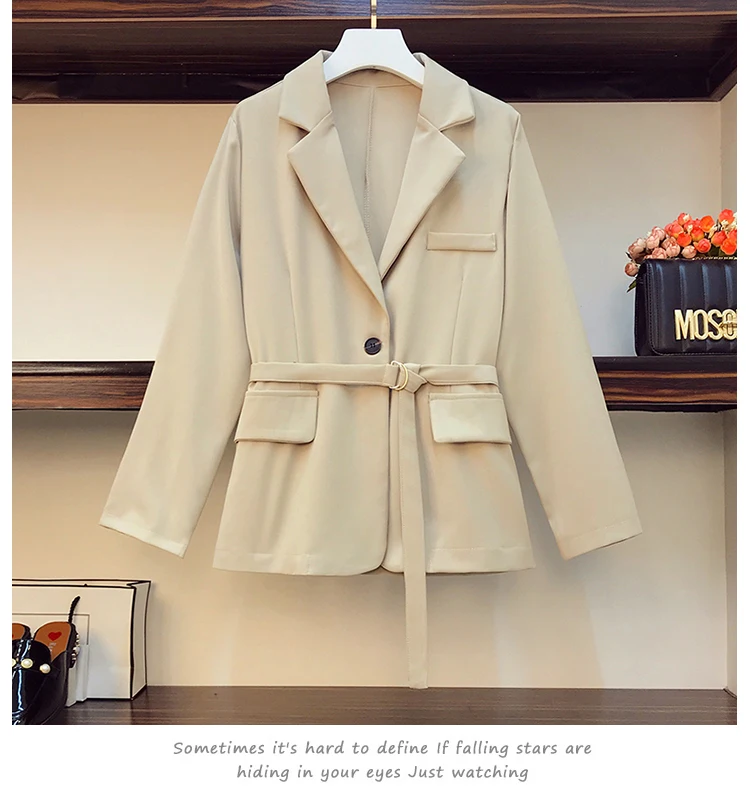 Blazer Dresses Women Plus Size Coat and Floral Sling Vestidos Two Piece Sets Business Office Wear Ladies Dress Suits Autumn 2020