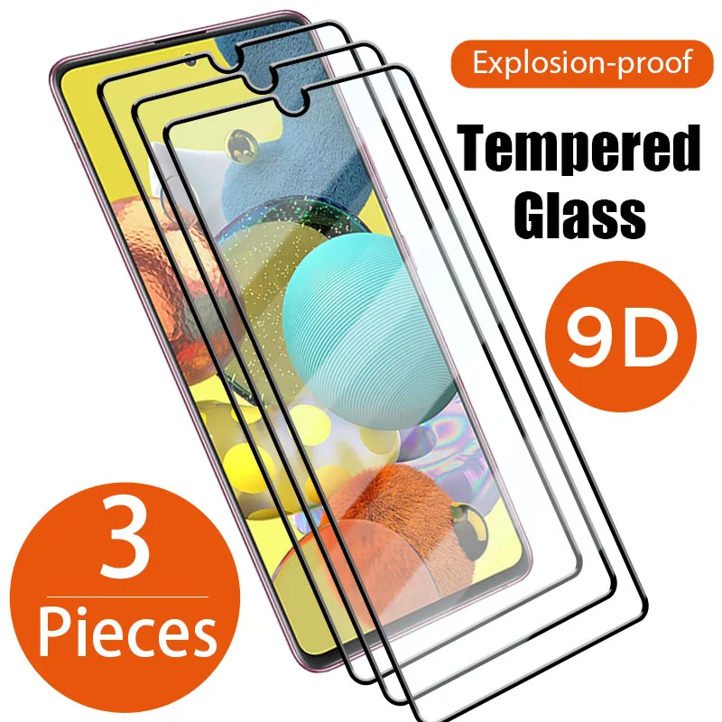 3PCS Full Cover Tempered Glass for Samsung Galaxy S20 FE Lite 5G Screen Protector for Samsung A52 A72 A21S A31 M51 M31 M21 Glass glass cover mobile
