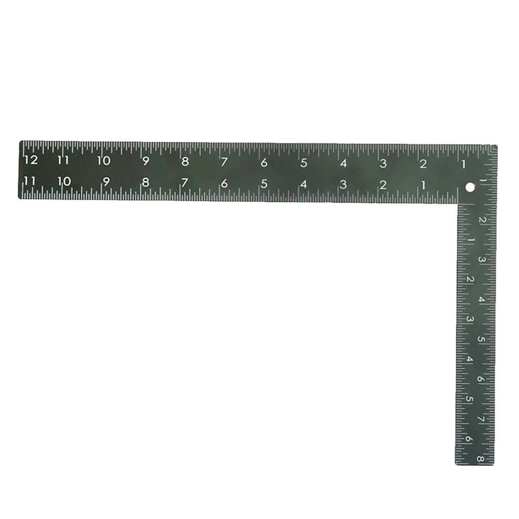 Металлическая L-квадратная форма Лоскутная линейка для портного дизайна одежды инструмент L квадратная линейка для одежды 90 градусов правило