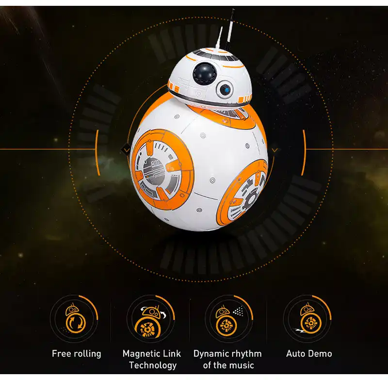 Звездные войны RC BB 8 мяч экшн фигурка Droid робот 2 4G пульт дистанционного управления