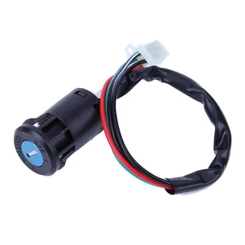 

Motorcycle Switch Lock Start Switch Durable Ignition Switch Key Dirt Bike ATV Waterproof Cap 2 Gear Universal