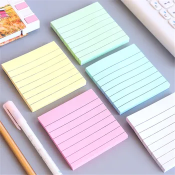 

70 Sheets Kawaii Memo Pad Self-adhesive Post It Sticky Notes Notepad Posted Writing Pads Cute Planner Stickers Paper Stationery
