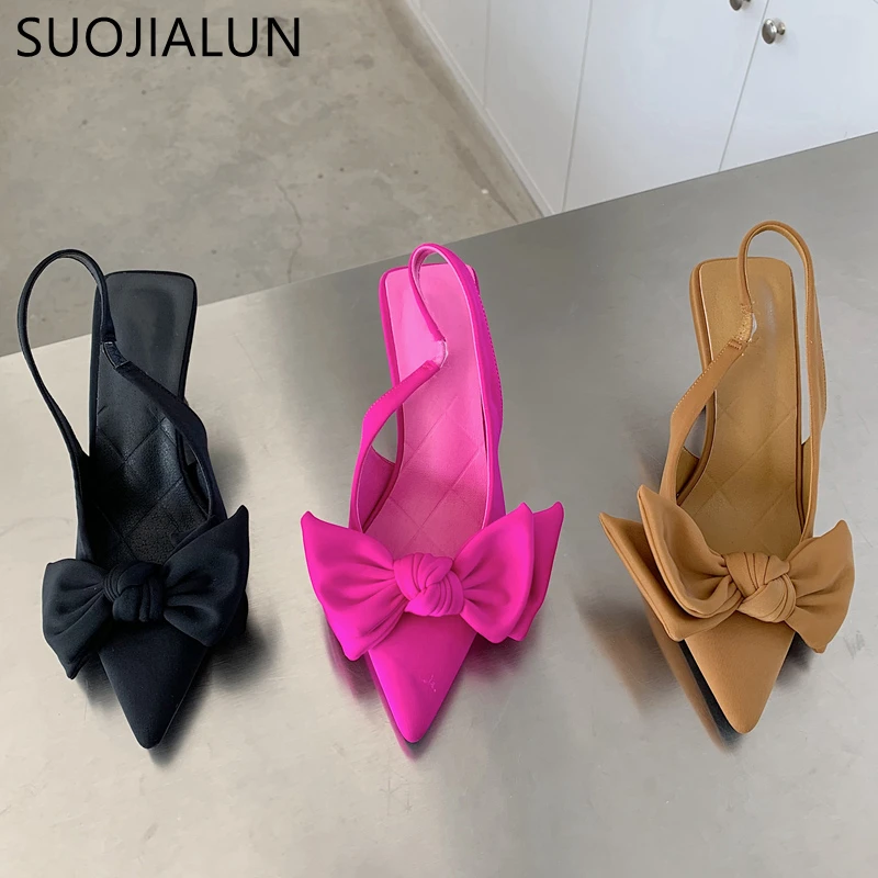Women High Heels Slingback Sandals