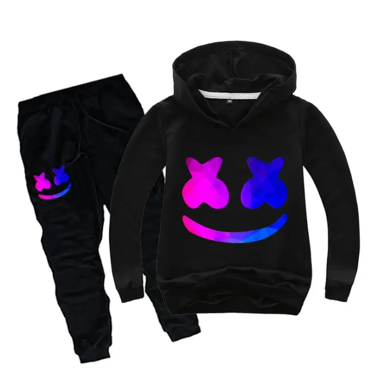 Crianças com Capuz Camisa do Bebê da Criança Roupas dos Miúdos Música Hoodies Crianças Sweatshirts Moda t Meninas Cabolsa Meninos Casuais T... dj 4 Conjuntos de roupas