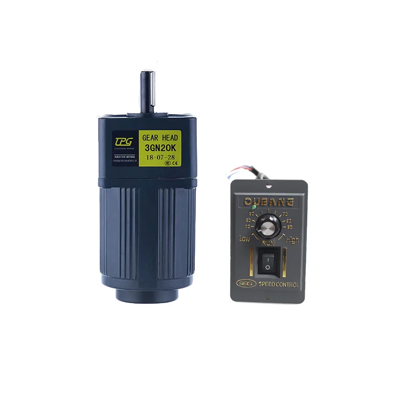 3IK15RGN-C 15W AC220V AC gear reducer motor, adjustable speed, reversible, high torque + speed controller